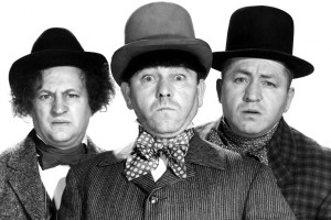 PHONY EXPRESS, Larry Fine, Moe Howard, Curly Howard [The Three Stooges], 1943
